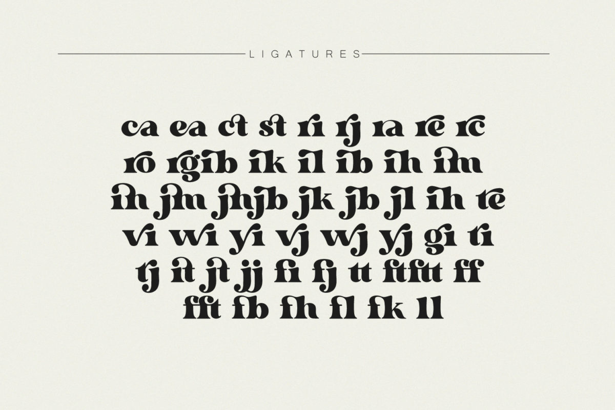 Dorige Modern Retro Serif Font Preview 12