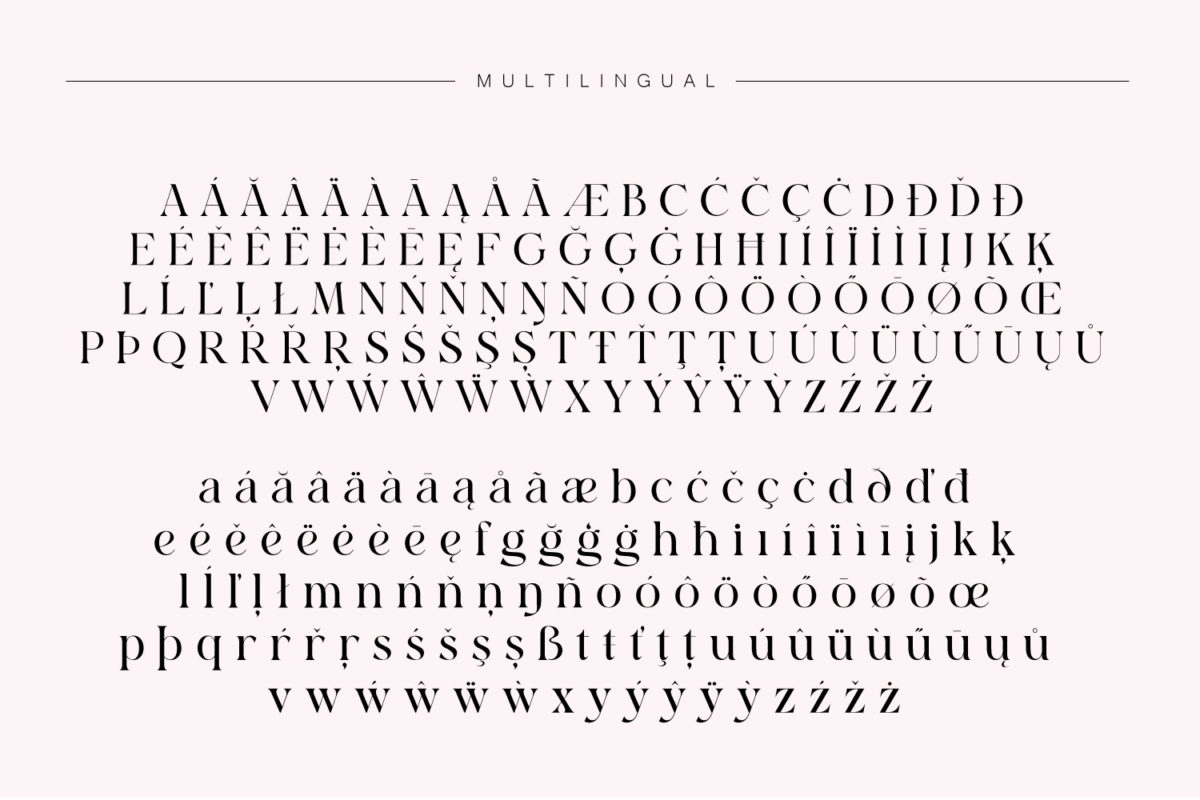Bomiro Modern classy serif font Preview 16